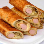 Roladki z tortilli panierowane