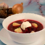 Zupa buraczkowa z ziemniakami