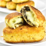 Kotlety ziemniaczane z pieczarkami i serem